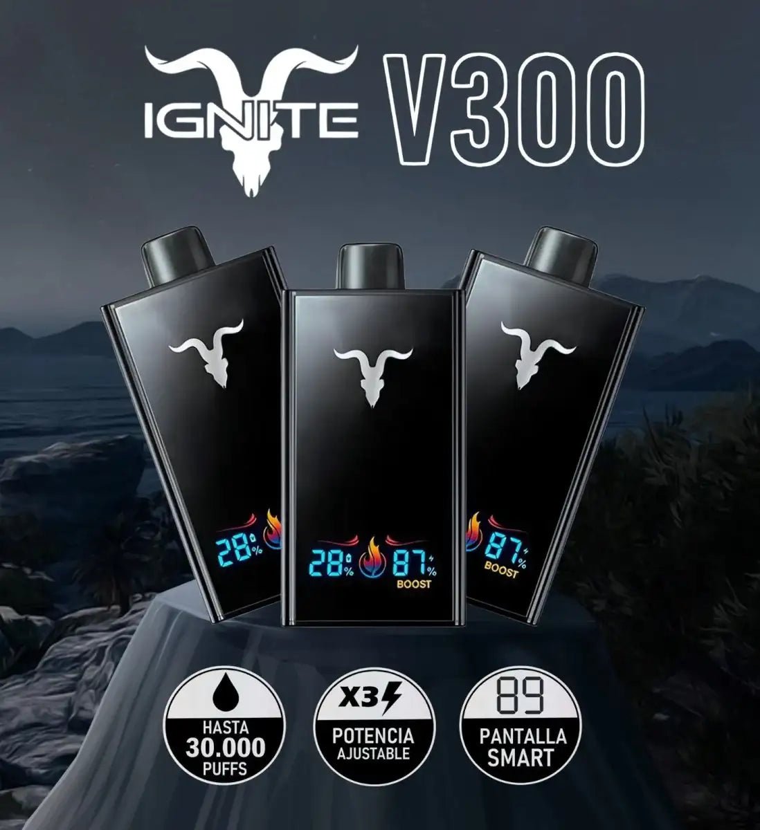 Descubrí la nueva experiencia con el Ignite V300: hasta 30.000 puffs
