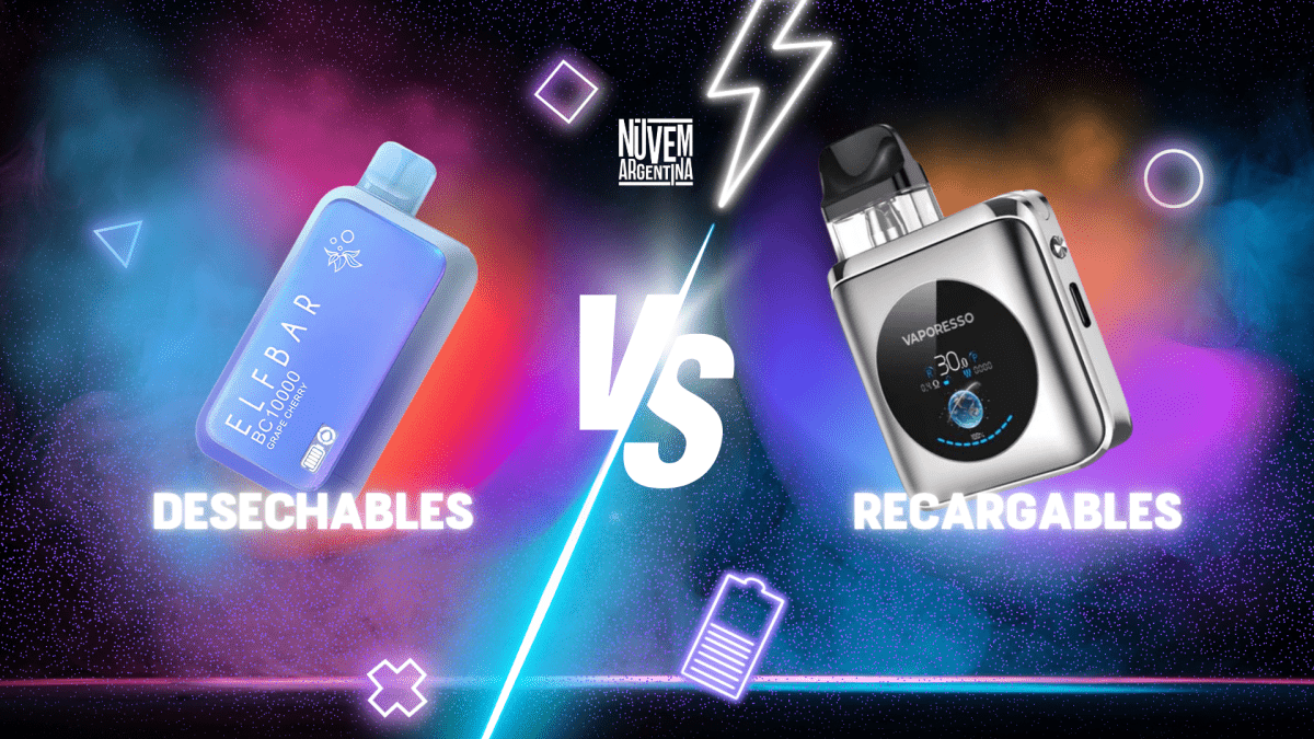 Vapes Recargables vs Vapes Descartables ¿Cuál me conviene más? - Nuvem Argentina