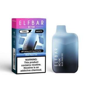 ELFBAR BC 15K - BLUE RAZZ ICE - VAPE DESCARTABLE 5% - Nuvem Argentina