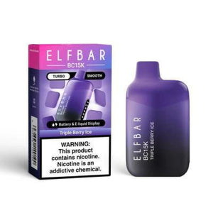 ELFBAR BC 15K - TRIPLE BERRY ICE - VAPE DESCARTABLE 5% - Nuvem Argentina