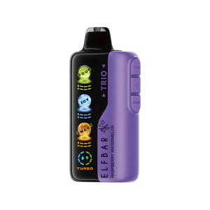 ELFBAR TRIO RASPBERRY WATERMELON 40000 PUFFS 5% NICOTINA - Nuvem Argentina