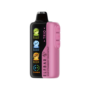 ELFBAR TRIO SAKURA GRAPE 40000 PUFFS 5% NICOTINA - Nuvem Argentina