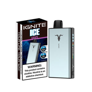 IGNITE V400 ICE 40000 PUFFS GRAPE - VAPE DESCARTABLE 5% - Nuvem Argentina