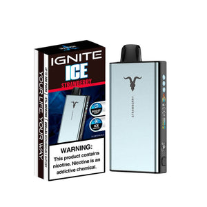 IGNITE V400 ICE 40K PUFFS STRAWBERRY - VAPE DESCARTABLE 5% - Nuvem Argentina