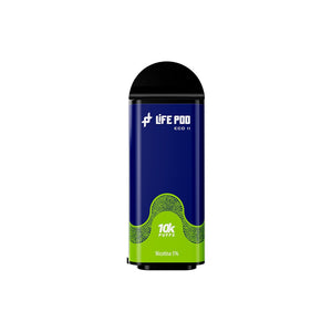 LIFE POD REFIL ECO II 10.000 PUFFS. BLUEBERRY MINT 5% NICOTINA - Nuvem Argentina