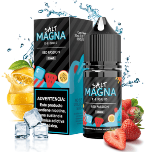 LÍQUIDO MAGNA SALT RED PASSION ICE 30ml - Nuvem Argentina