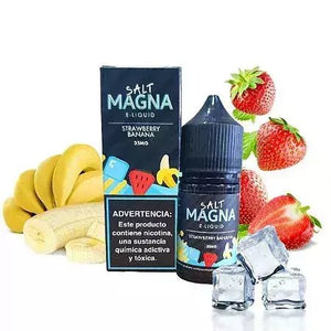 LÍQUIDO MAGNA SALT STRAWBERRY BANANA 30ML - Nuvem Argentina